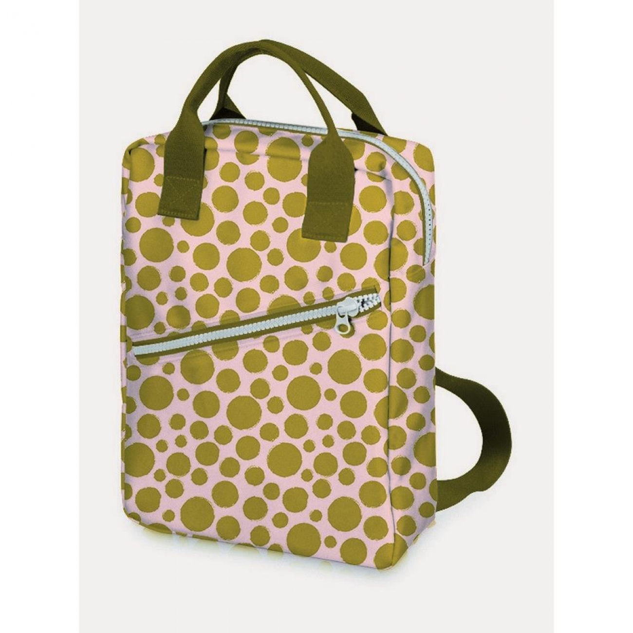 Baumwolle Popeline - Big Dots - Gold - 5 m Ballen